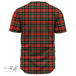 Scottish Stewart Royal Modern Clan Tartan Baseball Jersey - Classic Scottish Plaid Tartan Plaid