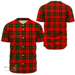 Scottish Dunbar Modern Clan Tartan Baseball Jersey - Classic Scottish Plaid Tartan Plaid