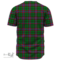 Scottish McGeachie Clan Tartan Baseball Jersey - Classic Scottish Plaid Tartan Plaid