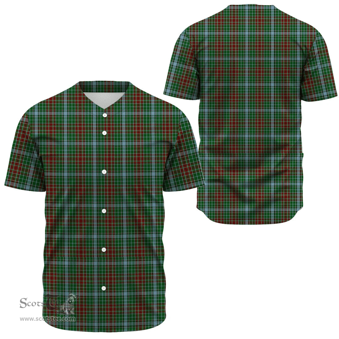 Scottish Gayre Clan Tartan Baseball Jersey - Classic Scottish Plaid Tartan Plaid