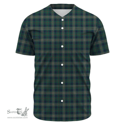 Scottish Kennedy Modern Clan Tartan Baseball Jersey - Classic Scottish Plaid Tartan Plaid
