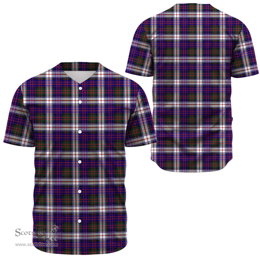 Scottish MacDonald Dress Modern Clan Tartan Baseball Jersey - Classic Scottish Plaid Tartan Plaid