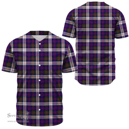 Scottish MacDonald Dress Modern Clan Tartan Baseball Jersey - Classic Scottish Plaid Tartan Plaid