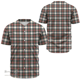 Scottish Stewart Dress Ancient Clan Tartan Baseball Jersey - Classic Scottish Plaid Tartan Plaid