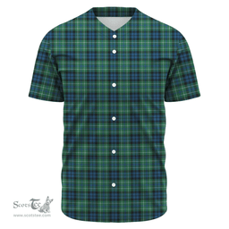 Scottish MacNeill of Colonsay Ancient Clan Tartan Baseball Jersey - Classic Scottish Plaid Tartan Plaid