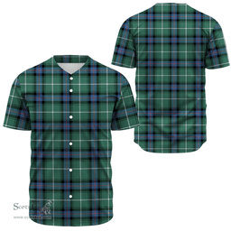 Scottish MacDonald of the Isles Hunting Ancient Clan Tartan Baseball Jersey - Classic Scottish Plaid Tartan Plaid