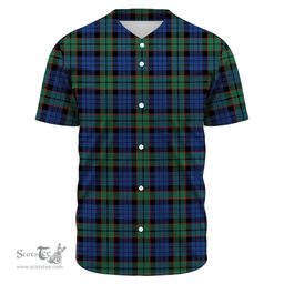 Scottish Fletcher Ancient Clan Tartan Baseball Jersey - Classic Scottish Plaid Tartan Plaid