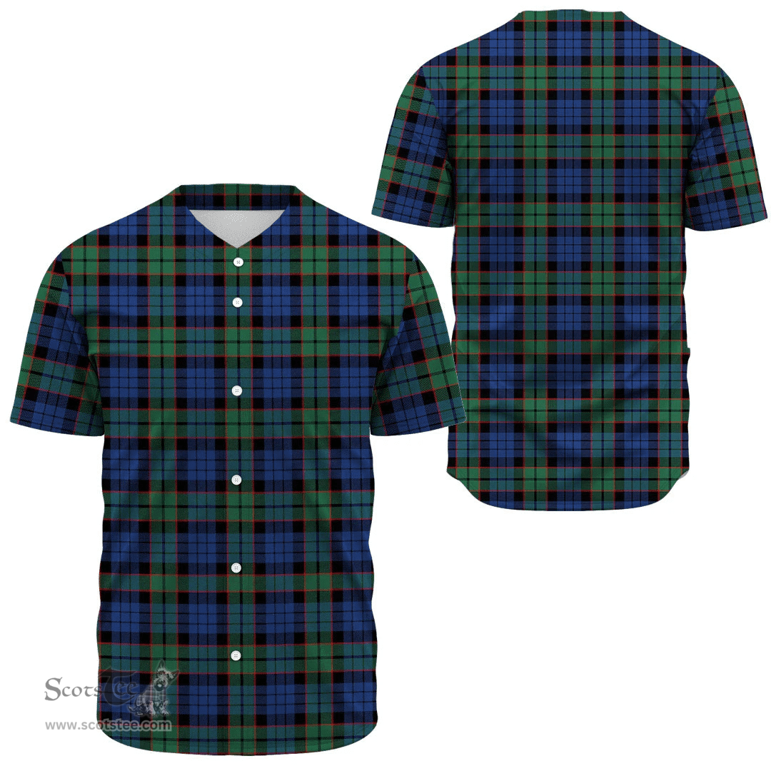 Scottish Fletcher Ancient Clan Tartan Baseball Jersey - Classic Scottish Plaid Tartan Plaid