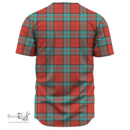 Scottish Dunbar Ancient Clan Tartan Baseball Jersey - Classic Scottish Plaid Tartan Plaid