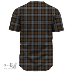 Scottish BlackWatch Weathered Clan Tartan Baseball Jersey - Classic Scottish Plaid Tartan Plaid
