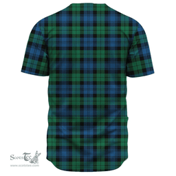Scottish Blackwatch Ancient Clan Tartan Baseball Jersey - Classic Scottish Plaid Tartan Plaid