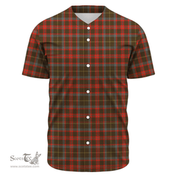 Scottish MacKintosh Hunting Weathered Clan Tartan Baseball Jersey - Classic Scottish Plaid Tartan Plaid