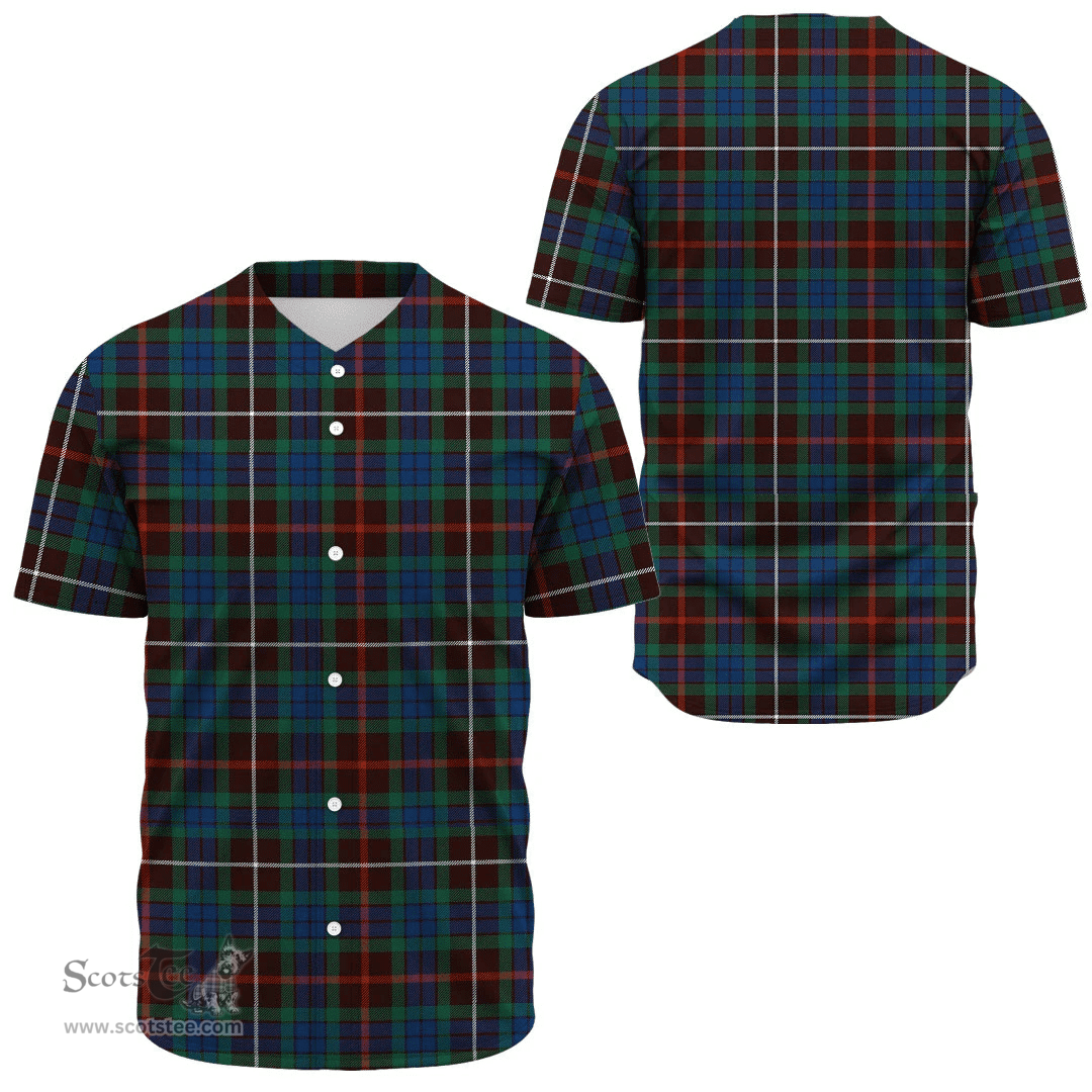 Scottish Fraser Hunting Ancient Clan Tartan Baseball Jersey - Classic Scottish Plaid Tartan Plaid