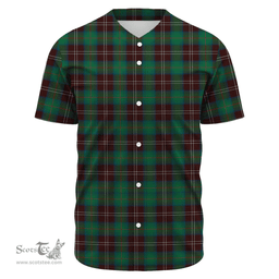 Scottish Chisholm Hunting Ancient Clan Tartan Baseball Jersey - Classic Scottish Plaid Tartan Plaid