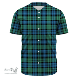 Scottish Campbell Ancient 01 Clan Tartan Baseball Jersey - Classic Scottish Plaid Tartan Plaid