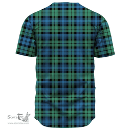Scottish Campbell Ancient 01 Clan Tartan Baseball Jersey - Classic Scottish Plaid Tartan Plaid