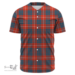 Scottish Hamilton Ancient Clan Tartan Baseball Jersey - Classic Scottish Plaid Tartan Plaid