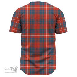 Scottish Hamilton Ancient Clan Tartan Baseball Jersey - Classic Scottish Plaid Tartan Plaid