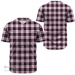 Scottish MacPherson Hunting Modern Clan Tartan Baseball Jersey - Classic Scottish Plaid Tartan Plaid