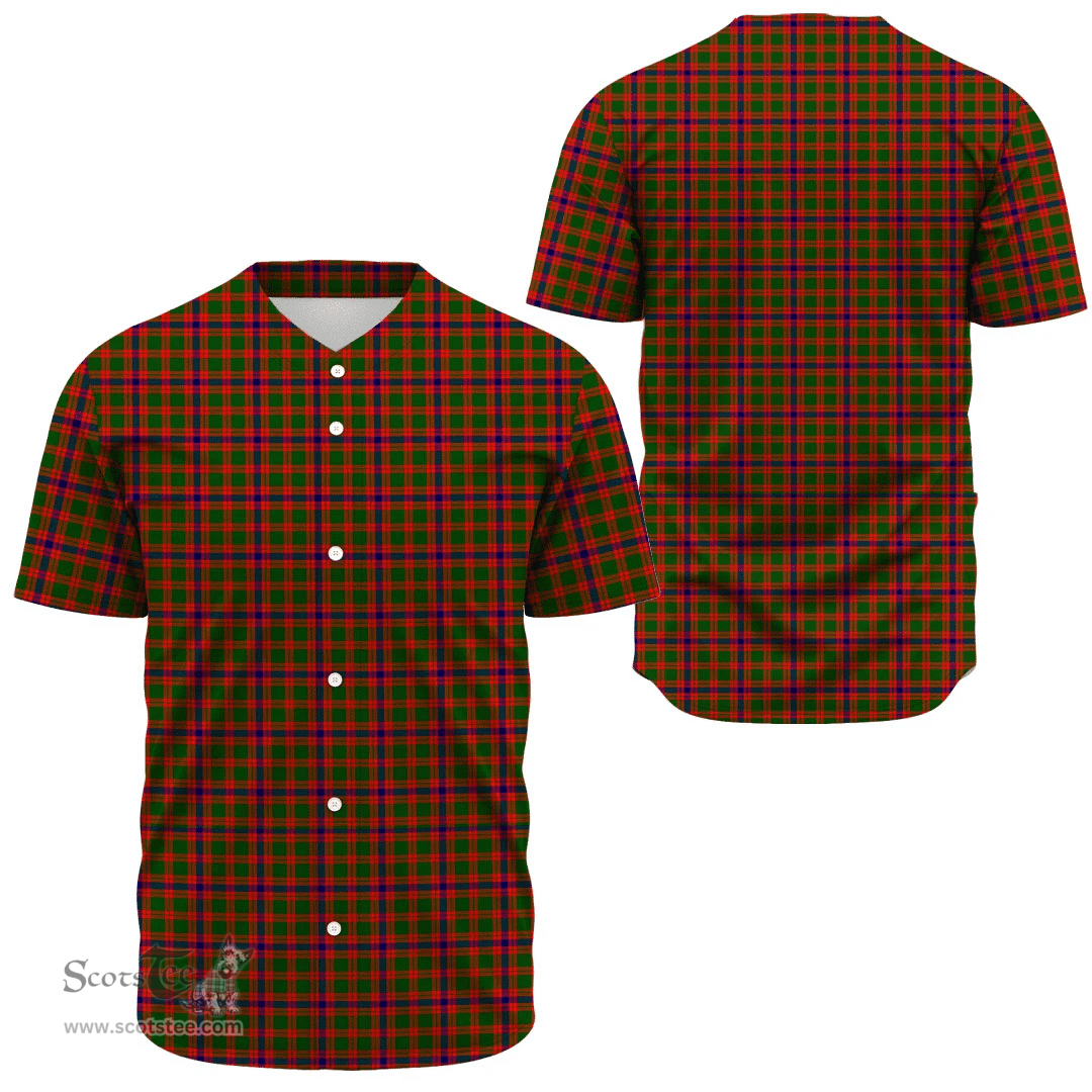Scottish Skene Modern Clan Tartan Baseball Jersey - Classic Scottish Plaid Tartan Plaid