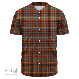 Scottish Innes Ancient Clan Tartan Baseball Jersey - Classic Scottish Plaid Tartan Plaid