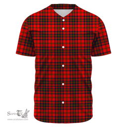 Scottish Matheson Modern Clan Tartan Baseball Jersey - Classic Scottish Plaid Tartan Plaid