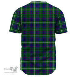 Scottish MacIntyre Hunting Modern Clan Tartan Baseball Jersey - Classic Scottish Plaid Tartan Plaid