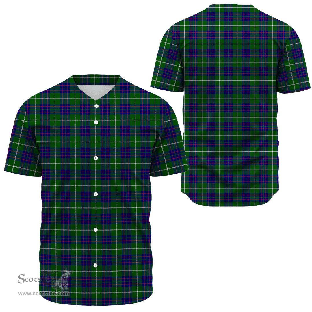 Scottish MacIntyre Hunting Modern Clan Tartan Baseball Jersey - Classic Scottish Plaid Tartan Plaid