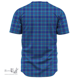 Scottish Mercer Modern Clan Tartan Baseball Jersey - Classic Scottish Plaid Tartan Plaid