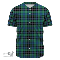 Scottish Rose Hunting Ancient Clan Tartan Baseball Jersey - Classic Scottish Plaid Tartan Plaid
