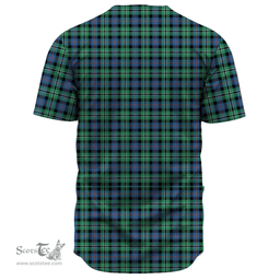 Scottish Rose Hunting Ancient Clan Tartan Baseball Jersey - Classic Scottish Plaid Tartan Plaid