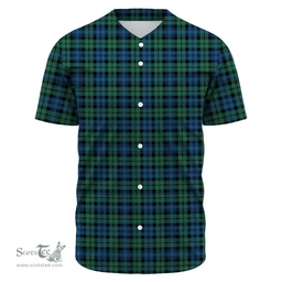 Scottish Campbell Ancient 02 Clan Tartan Baseball Jersey - Classic Scottish Plaid Tartan Plaid