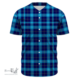 Scottish MacSporran Ancient Clan Tartan Baseball Jersey - Classic Scottish Plaid Tartan Plaid
