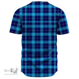 Scottish MacSporran Ancient Clan Tartan Baseball Jersey - Classic Scottish Plaid Tartan Plaid