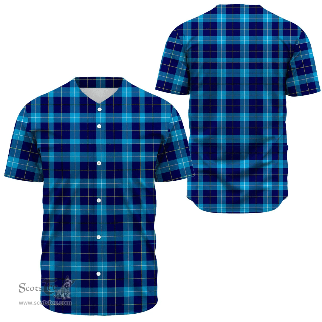 Scottish MacSporran Ancient Clan Tartan Baseball Jersey - Classic Scottish Plaid Tartan Plaid