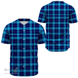 Scottish MacSporran Ancient Clan Tartan Baseball Jersey - Classic Scottish Plaid Tartan Plaid