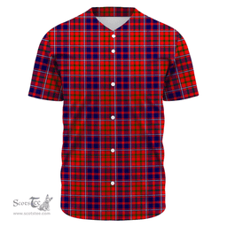 Scottish Cameron of Lochiel Modern Clan Tartan Baseball Jersey - Classic Scottish Plaid Tartan Plaid