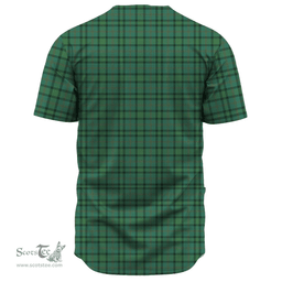 Scottish Ross Hunting Ancient Clan Tartan Baseball Jersey - Classic Scottish Plaid Tartan Plaid