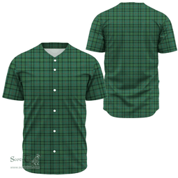 Scottish Ross Hunting Ancient Clan Tartan Baseball Jersey - Classic Scottish Plaid Tartan Plaid