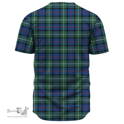Scottish Davidson of Tulloch Clan Tartan Baseball Jersey - Classic Scottish Plaid Tartan Plaid