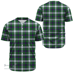 Scottish MacKenzie Dress Modern Clan Tartan Baseball Jersey - Classic Scottish Plaid Tartan Plaid