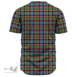 Scottish Stirling & Bannockburn District Clan Tartan Baseball Jersey - Classic Scottish Plaid Tartan Plaid