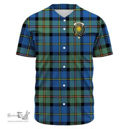 Scottish MacLeod of Harris Ancient Clan Tartan Baseball Jersey - Crest Classic Scottish Plaid Tartan Plaid