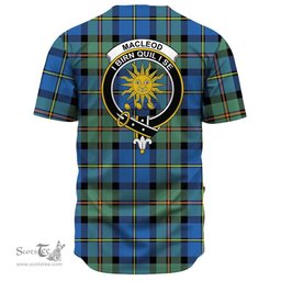Scottish MacLeod of Harris Ancient Clan Tartan Baseball Jersey - Crest Classic Scottish Plaid Tartan Plaid