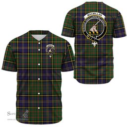 Scottish MacMillan Hunting Modern Clan Tartan Baseball Jersey - Crest Classic Scottish Plaid Tartan Plaid