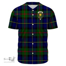 Scottish MacLeod of Harris Modern Clan Tartan Baseball Jersey - Crest Classic Scottish Plaid Tartan Plaid