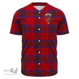 Scottish Leslie Modern Clan Tartan Baseball Jersey - Crest Classic Scottish Plaid Tartan Plaid