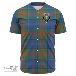 Scottish Stewart of Appin Hunting Ancient Clan Tartan Baseball Jersey - Crest Classic Scottish Plaid Tartan Plaid
