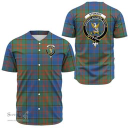 Scottish Stewart of Appin Hunting Ancient Clan Tartan Baseball Jersey - Crest Classic Scottish Plaid Tartan Plaid