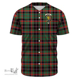 Scottish Cumming Hunting Ancient Clan Tartan Baseball Jersey - Crest Classic Scottish Plaid Tartan Plaid